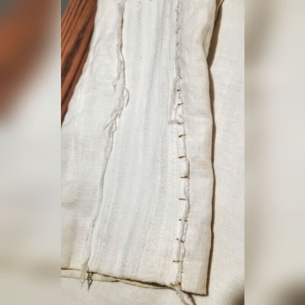 PAZZO\ Custom Italian Blazer / Medium / White Linen - Picture 6 of 9